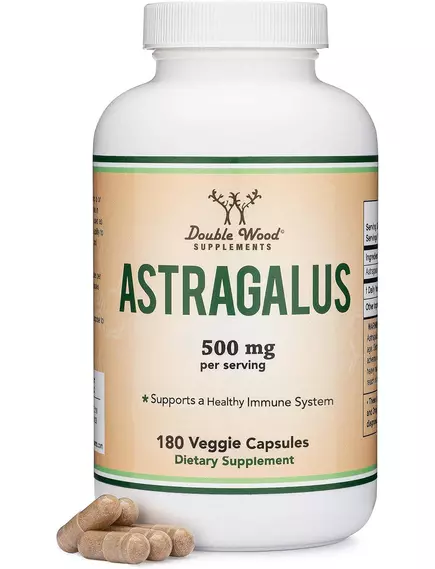 Double Wood Astragalus / Астрагал 1000 мг 300 капсул, фото 5 в магазине биодобавок nutrido.shop