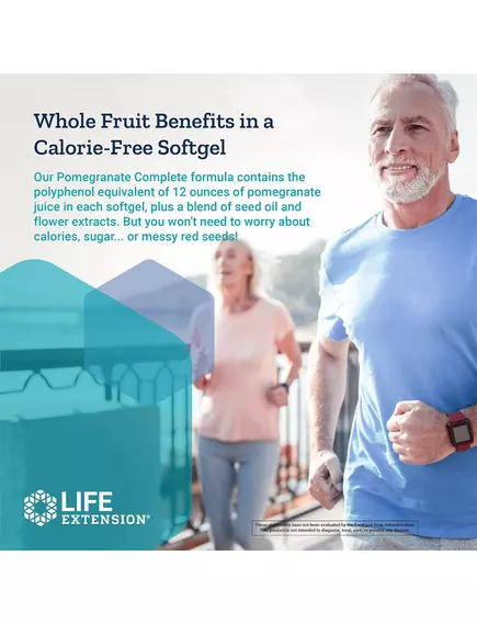 Life Extension Pomegranate Complete / Екстракт квіток граната 30 капсул, фото 6 від магазину біодобавок nutrido.shop