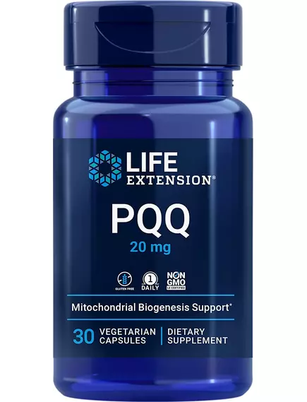 LIFE EXTENSION PQQ / ПІРОЛОХІНОЛІНХІНОН 20 МГ 30 КАПСУЛ від магазину біодобавок nutrido.shop