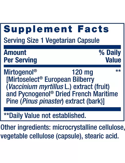 Life Extension Eye Pressure Support with Mirtogenol / Підтримка очного тиску 30 капсул, фото 3 від магазину біодобавок nutrido.shop