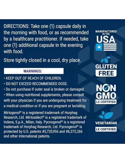 Life Extension Eye Pressure Support with Mirtogenol / Підтримка очного тиску 30 капсул, фото 7 від магазину біодобавок nutrido.shop