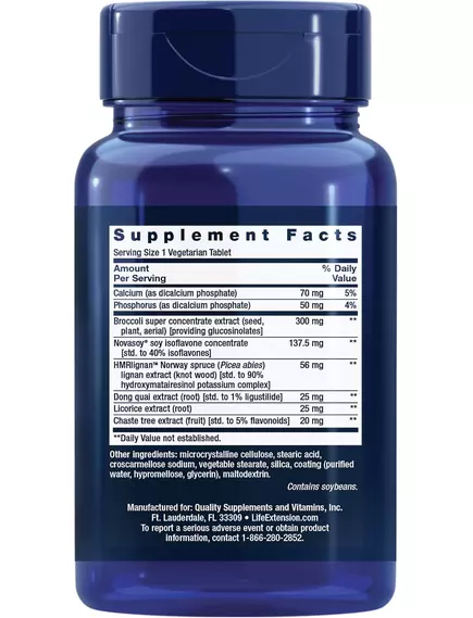 Life Extension Estrogen For Women / Естроген для жінок 30 таблеток, фото 8 від магазину біодобавок nutrido.shop