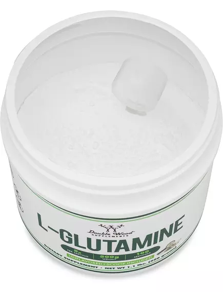 Double Wood L-Glutamine / L-глутамін порошок 500 г, фото 5 в магазине биодобавок nutrido.shop