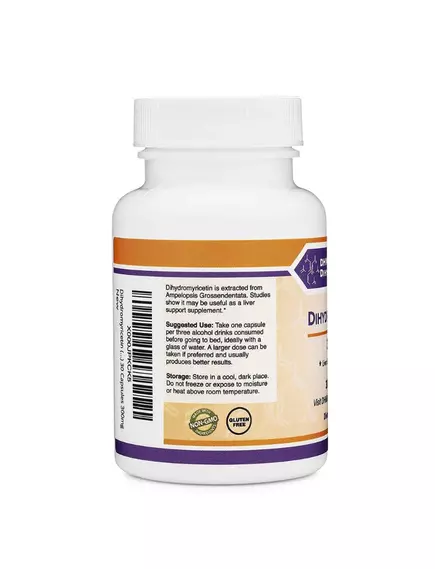 Double Wood Dihydromyricetin DHM / Дигідромирицетин ДГМ 300 мг 30 капсул, фото 4 в магазине биодобавок nutrido.shop