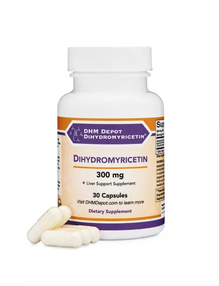 Double Wood Dihydromyricetin DHM / Дигідромирицетин ДГМ 300 мг 30 капсул, фото 5 в магазине биодобавок nutrido.shop