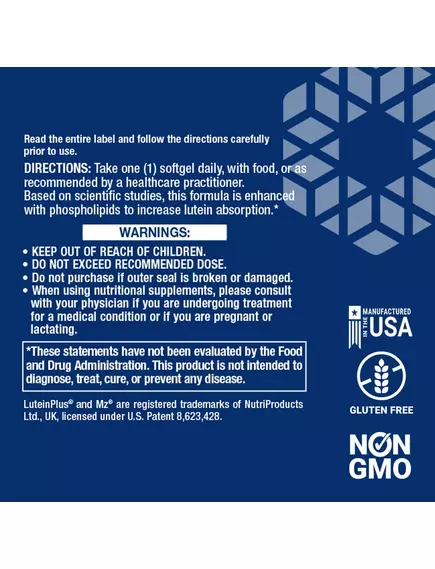 LIFE EXTENSION MACUGUARD OCULAR SUPPOR / ПІДТРИМКА ЗДОРОВ'Я ОЧЕЙ ІЗ ШАФРАНОМ 60 КАПСУЛ, фото 3 від магазину біодобавок nutrido.shop