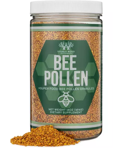 Double Wood Bee Pollen Supplement / Бджолиний пилок 454 г, фото 6 в магазине биодобавок nutrido.shop