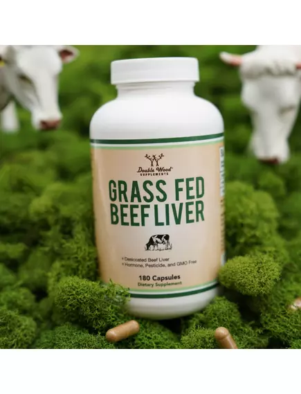 Double Wood Grass Fed Beef Liver / Печень говяжья травяного откорма 500 мг 180 капсул, фото 5 купить в магазине биодобавок nutrido.shop Double Wood Grass Fed Beef Liver / Печень говяжья травяного откорма 500 мг 180 капсул, фото 5 в магазине биодобавок nutrido.shop