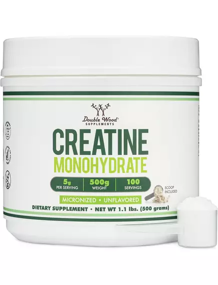 Double Wood Creatine / Креатин порошок 500 грамів від магазину біодобавок nutrido.shop