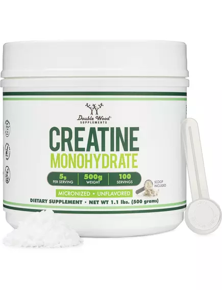 Double Wood Creatine / Креатин порошок 500 грамів, фото 6 від магазину біодобавок nutrido.shop