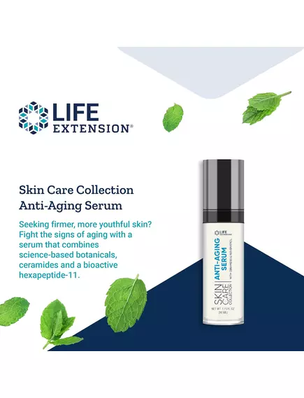 Life Extension Skin Care Collection Anti-Aging Serum / Антивікова сироватка для шкіри 50 мл, фото 3 від магазину біодобавок nutrido.shop