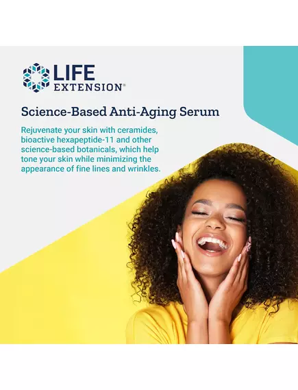 Life Extension Skin Care Collection Anti-Aging Serum / Антивікова сироватка для шкіри 50 мл, фото 4 від магазину біодобавок nutrido.shop