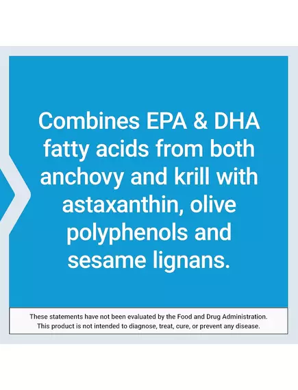 Life Extension Super Omega-3 Plus EPA/DHA Fish Oil, Sesame Lignans, Olive, Krill & Astaxanthin / Омега 120 капсул, фото 6 від магазину біодобавок nutrido.shop