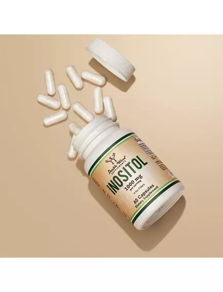 Double Wood Inositol / Мио-инозитол поддержка фертильности у женщин 60 капсул, фото 5 в магазине биодобавок nutrido.shop