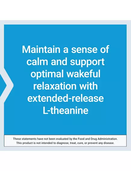 Life Extension Theanine XR Stress Relief / L-теанін пролонгованого вивільнення 30 таблеток, фото 6 в магазине биодобавок nutrido.shop