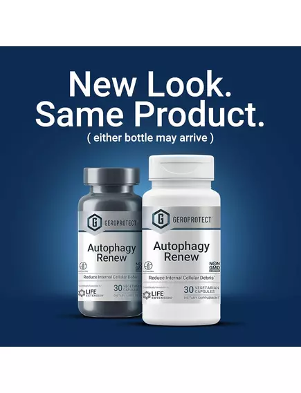 LIFE EXTENSION GEROPROTECT AUTOPHAGY RENEW / ВІДНОВЛЕННЯ АУТОФАГІЇ 30 КАПСУЛ, фото 3 від магазину біодобавок nutrido.shop