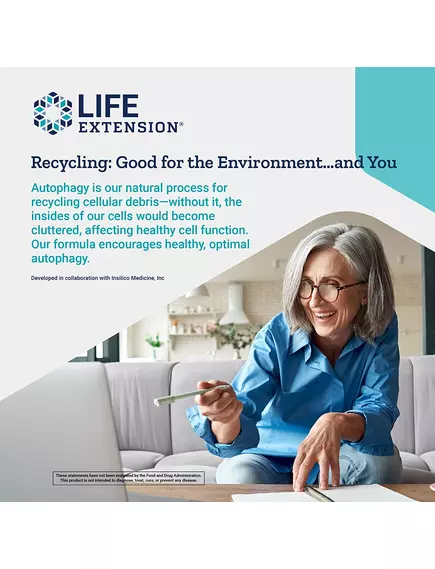 LIFE EXTENSION GEROPROTECT AUTOPHAGY RENEW / ВІДНОВЛЕННЯ АУТОФАГІЇ 30 КАПСУЛ, фото 4 від магазину біодобавок nutrido.shop