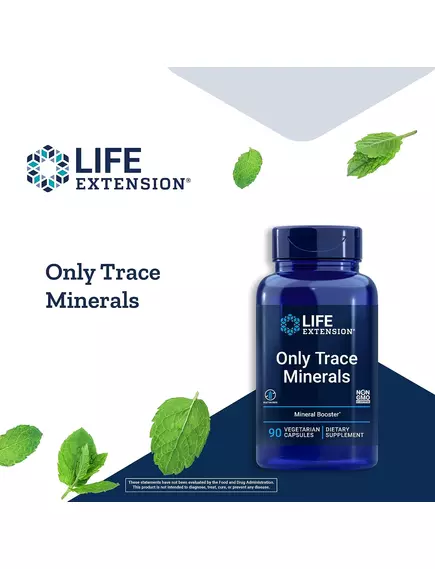 Life Extension Only Trace Minerals / Мікроелементи трейс мінерал 90 капсул, фото 4 від магазину біодобавок nutrido.shop