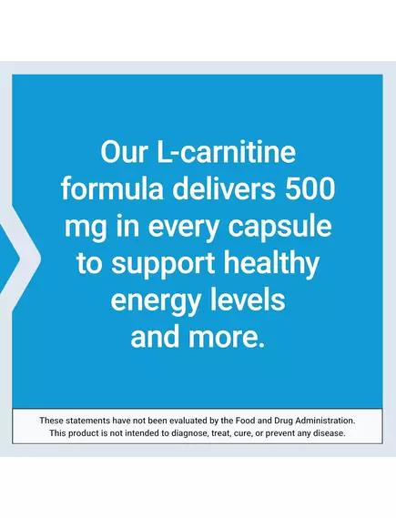 Life Extension L-Carnitine / L-карнитин поддержка митохондрий 500 мг 30 капсул, фото 6 в магазине биодобавок nutrido.shop