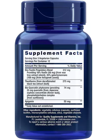 LIFE EXTENSION SENOLYTIC ACTIVATOR / СЕНОЛІТИЧНИЙ АКТИВАТОР 36 КАПСУЛ, фото 2 від магазину біодобавок nutrido.shop