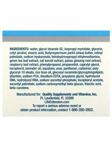 Life Extension Skin Care Collection Day Cream / Денний крем із вітаміном А та керамідами 47 г, фото 2 від магазину біодобавок nutrido.shop