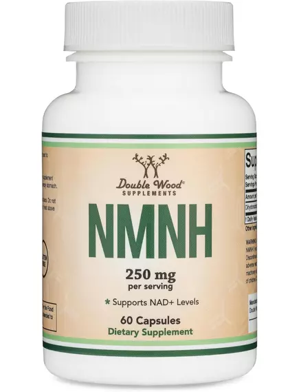 Double Wood NMNH Supplement / Підтримка мітохондрій та рівня енергії 60 капсул від магазину біодобавок nutrido.shop