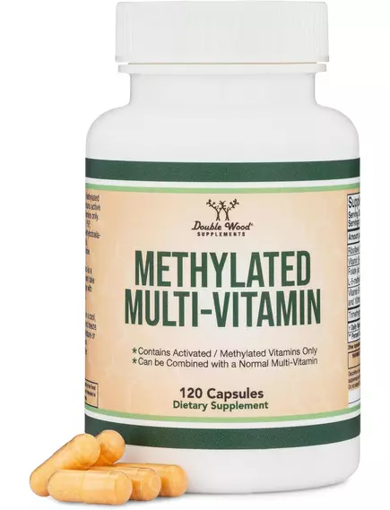 Double Wood Methylated Multivitamin /  Мультивітаміни метильовані 120 капсул, фото 5 від магазину біодобавок nutrido.shop