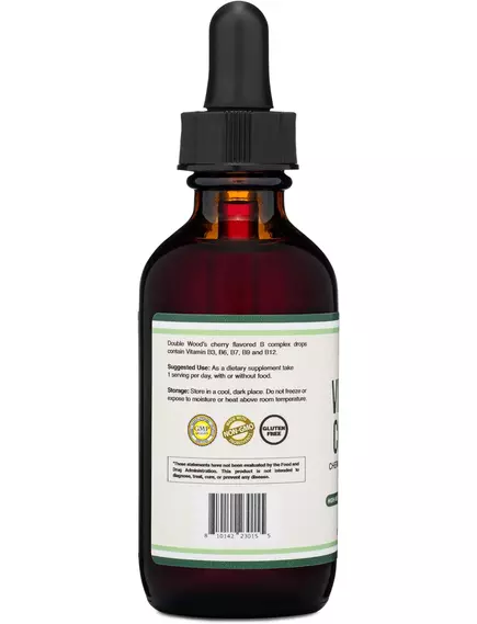 Double Wood Vitamin B Complex / Комплекс вітамінів групи Б смак вишні 60 мл, фото 3 від магазину біодобавок nutrido.shop