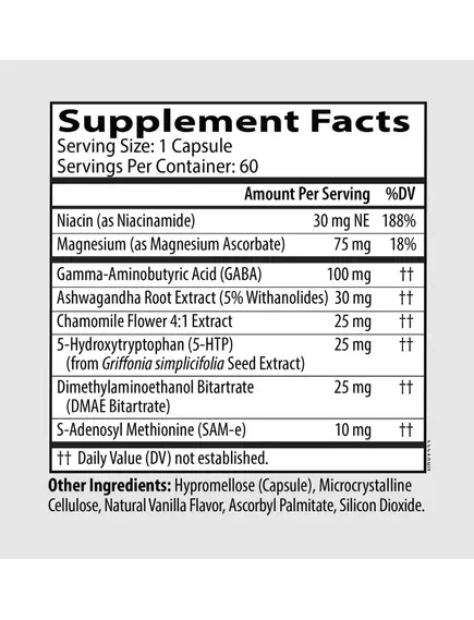 NEUROBIOLOGIX BLISSFUL MOOD (FORMERLY MOOD PLUS) / ПІДТРИМКА НАСТРОЮ 60 КАПСУЛ, фото 2 від магазину біодобавок nutrido.shop