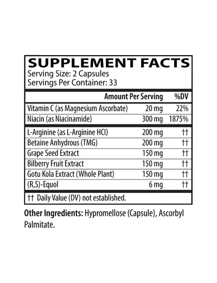 Neurobiologix Artery Defense / Захист артерій і підтримка кровоносних судин 66 капсул, фото 2 від магазину біодобавок nutrido.shop