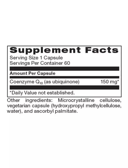 NEUROBIOLOGIX COQ10 / КОЕНЗИМ Q10 150 МГ 60 КАПСУЛ, фото 3 в магазині біодобавок nutrido.shop NEUROBIOLOGIX COQ10 / КОЕНЗИМ Q10 150 МГ 60 КАПСУЛ, фото 3 від магазину біодобавок nutrido.shop