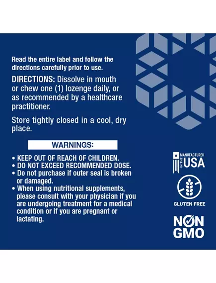 Life Extension Vitamin B12 methylcobalamin / Вітамін Б12 метилкобаламін 1 мг 60 пастилок, фото 5 в магазине биодобавок nutrido.shop