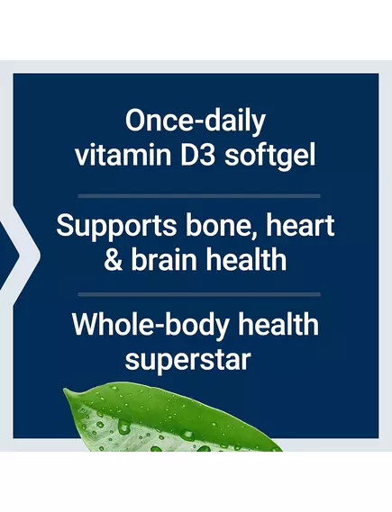 Life Extension Vitamin D3 / Витамин Д3 5000 МЕ вегетарианский 60 капсул, фото 4 в магазине биодобавок nutrido.shop