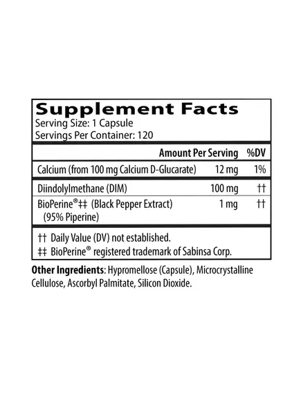 Neurobiologix Estro Zen (formerly DIM Pro) / Підтримка метаболізму та настрою за допомогою DIM 120 капсул, фото 3 в магазине биодобавок nutrido.shop
