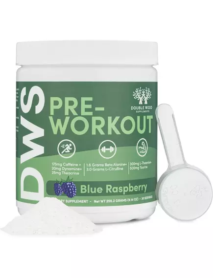 Double Wood Pre-Workout / Передтренувальний комплекс зі смаком ожини 259,2 г, фото 7 в магазине биодобавок nutrido.shop