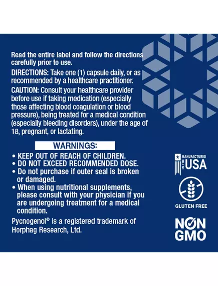 Life Extension VenoFlow / Венофлоу здоровое кровообращение 30 капсул, фото 3 в магазине биодобавок nutrido.shop