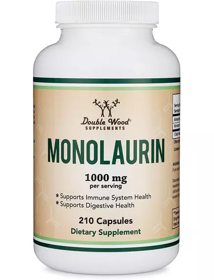 DOUBLE WOOD MONOLAURIN / МОНОЛАУРИН ПІДТРИМКА ІМУННОЇ СИСТЕМИ 210 КАПСУЛ, фото 4 в магазині біодобавок nutrido.shop DOUBLE WOOD MONOLAURIN / МОНОЛАУРИН ПІДТРИМКА ІМУННОЇ СИСТЕМИ 210 КАПСУЛ, фото 4 від магазину біодобавок nutrido.shop