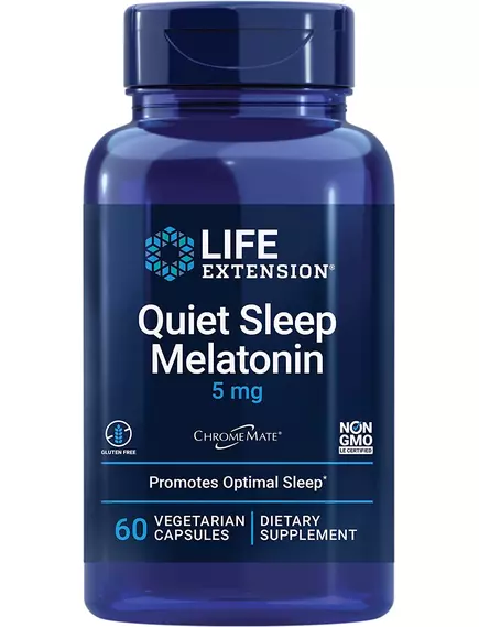 Life Extension Формула для спокойного сна + мелатонин 5 мг 60 капсул в магазине биодобавок nutrido.shop