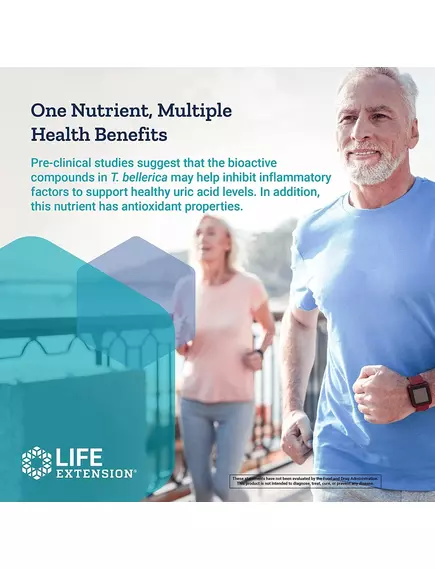 Life Extension Uric Acid Control / Контроль здорового уровня мочевой кислоты 60 капсул, фото 6 в магазине биодобавок nutrido.shop