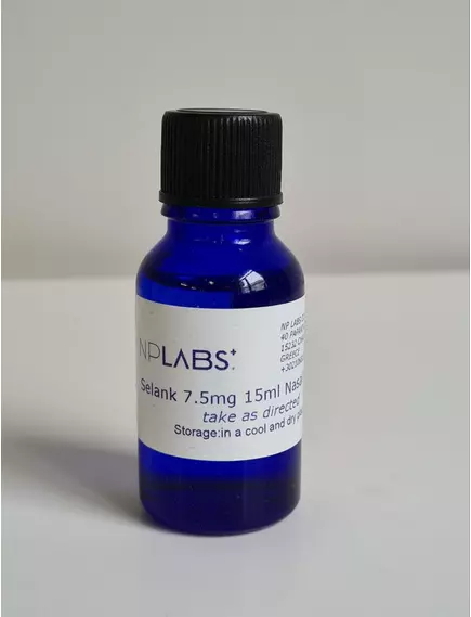 Selank: 7500 mcg/ml 15 ml nasal spray від магазину біодобавок nutrido.shop