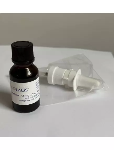 NP Labs Selank / Селанк для покращення роботи мозку 7500 мкг/мл 15 мл назальний спрей, фото 2 в магазине биодобавок nutrido.shop