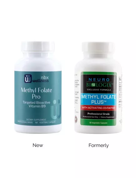 Neurobiologix Methyl Folate Plus (Pro) / Метилфолат Плюс біоактивна форма вітамін Б9 90 капсул, фото 2 від магазину біодобавок nutrido.shop