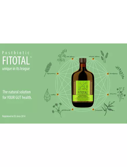 FITOTAL / ФІТОТАЛ МЕТАБІОТИК ДЛЯ ВІДНОВЛЕННЯ МІКРОФЛОРИ КИШКІВНИКА 500 МЛ, фото 5 від магазину біодобавок nutrido.shop