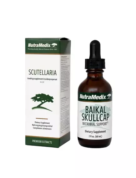 NutraMedix Baikal Skullcap / Байкальський шоломник для підтримки нервової системи 60 мл, фото 7 від магазину біодобавок nutrido.shop