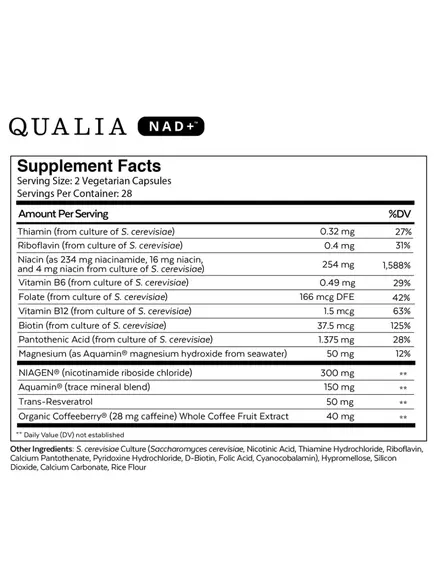 Neurohacker NAD+ / НМН+ Клінічно протестована формула 42 капсули, фото 2 від магазину біодобавок nutrido.shop