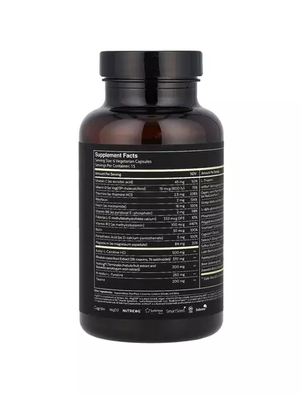 Neurohacker Qualia Mind CaffeineFree / Поддержка когнитивных функций премиум 105 капсул на 3 недели, фото 2 в магазине биодобавок nutrido.shop