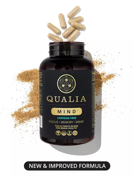 Neurohacker Qualia Mind CaffeineFree / Поддержка когнитивных функций премиум 105 капсул на 3 недели, фото 4 в магазине биодобавок nutrido.shop