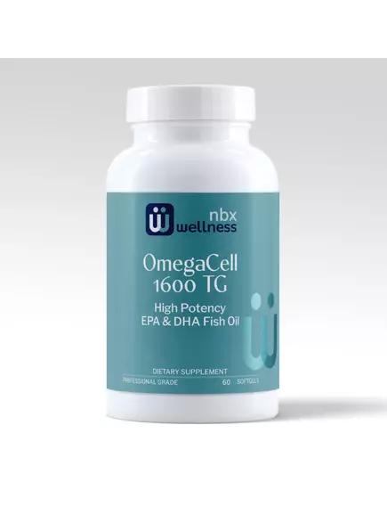 Neurobiologix OmegaCell 1600 TG / Високоефективний риб'ячий жир ЕПК та ДГК 60 капсул, фото 3 від магазину біодобавок nutrido.shop