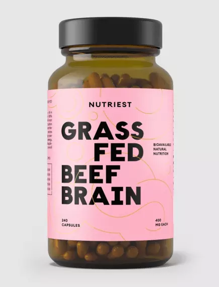 Nutriest Beef Brain / Сублімовані мізки яловичини трав'яної відгодівлі 240 капсул в магазине биодобавок nutrido.shop