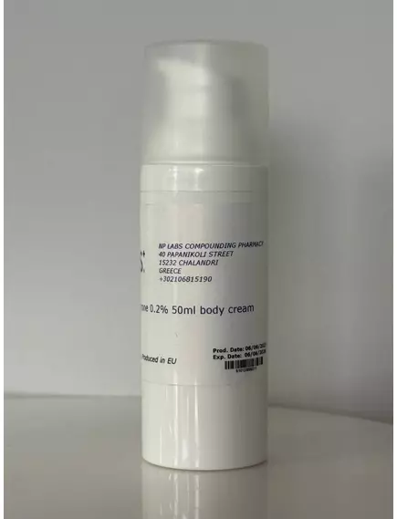 TESTOSTERONE 0,2% + DHEA 1% 50ml BODY cream, фото 2 в магазине биодобавок nutrido.shop